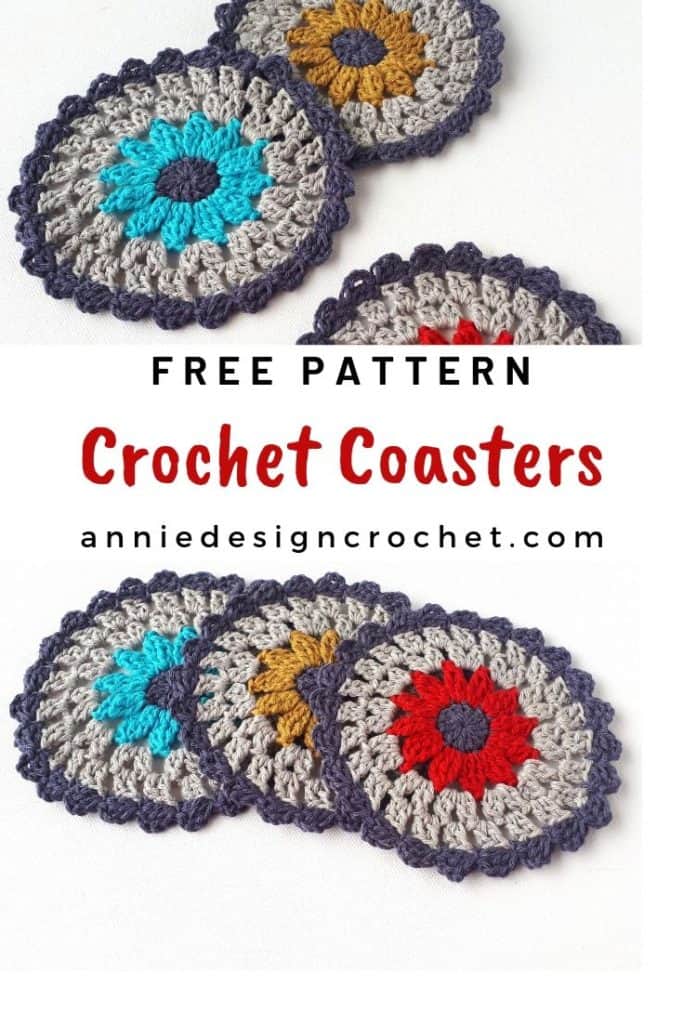 free pattern for easy modern coasters