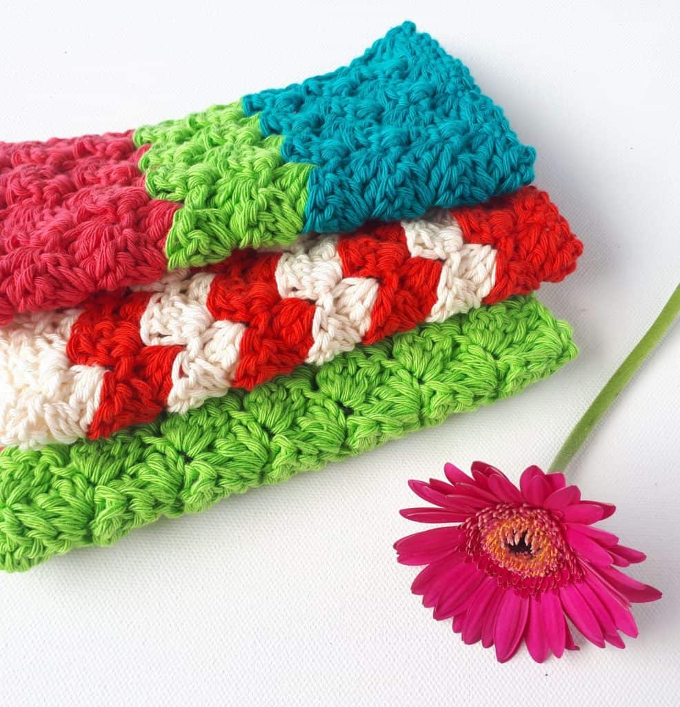 crochet free pattern easy dishcloth
