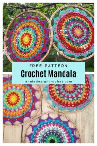 crochet mandala dreamcatcher free pattern