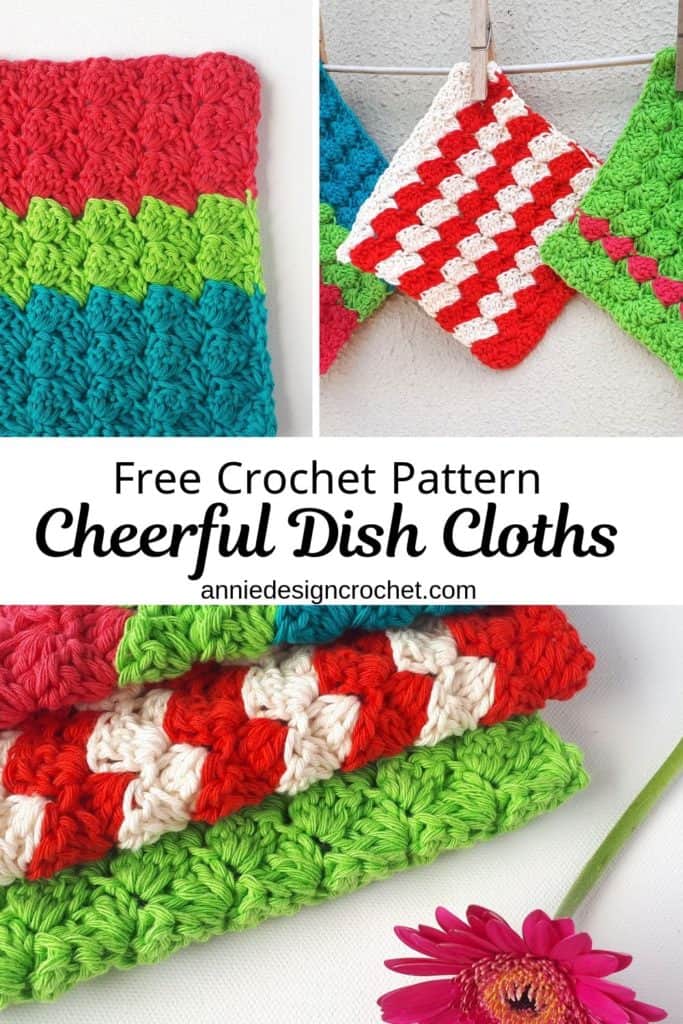 crochet dishcloth easy pattern