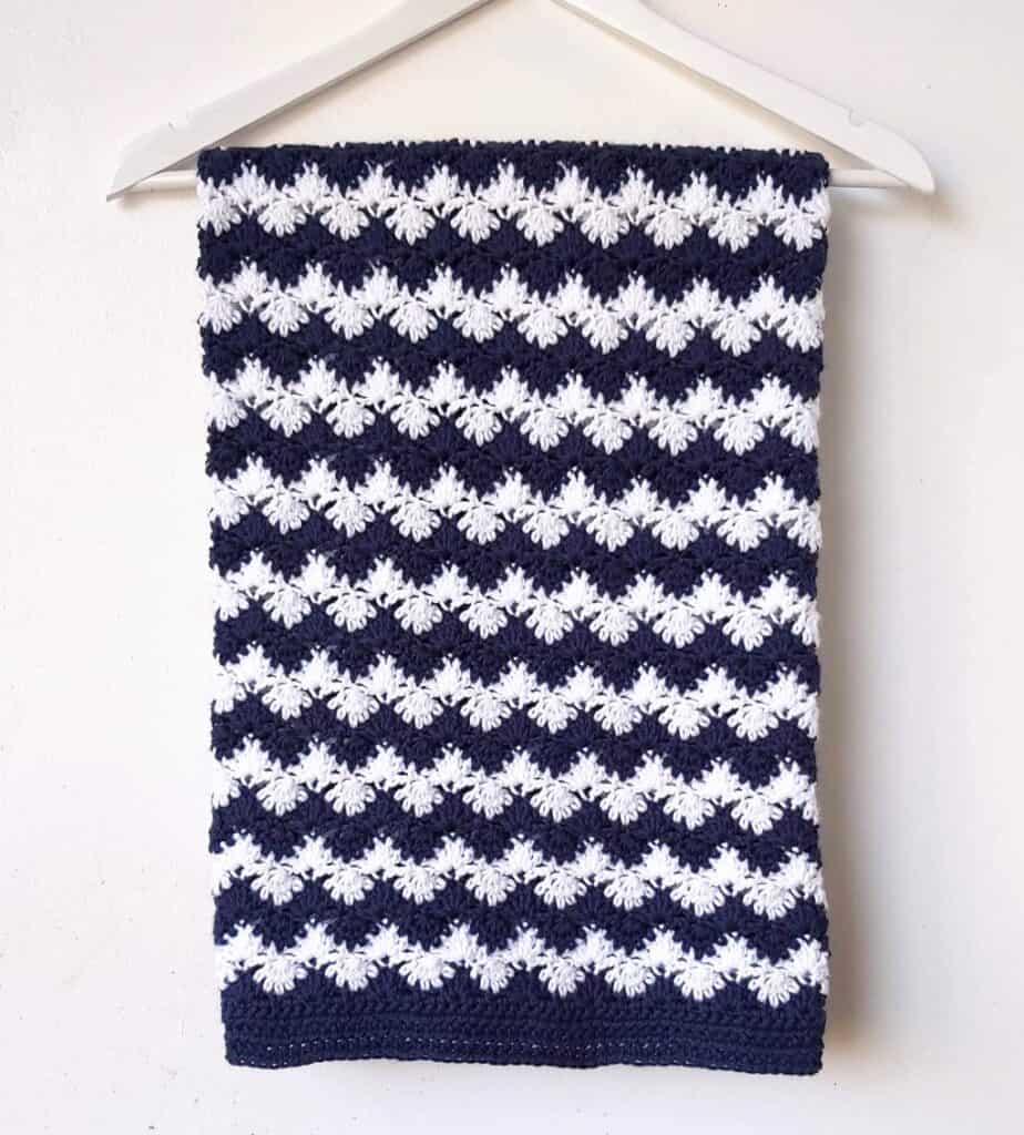 nautical crochet blanket baby free pattern