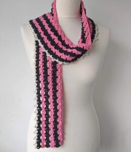 crochet pattern for skinny scarf