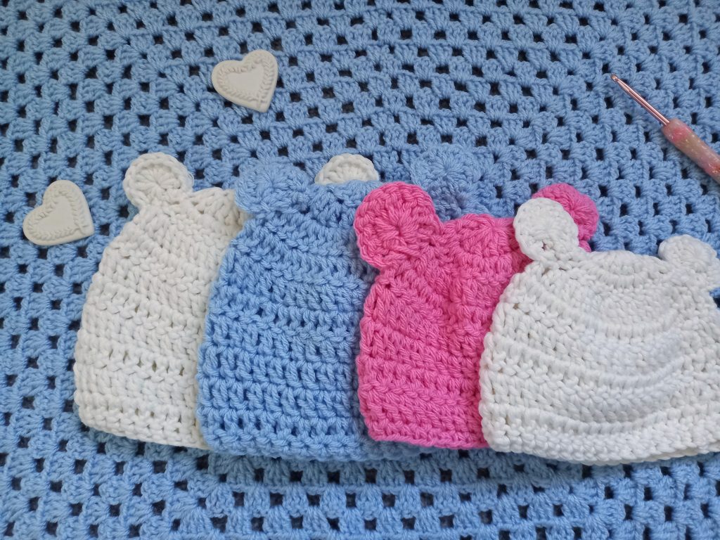 crochet hats with ears