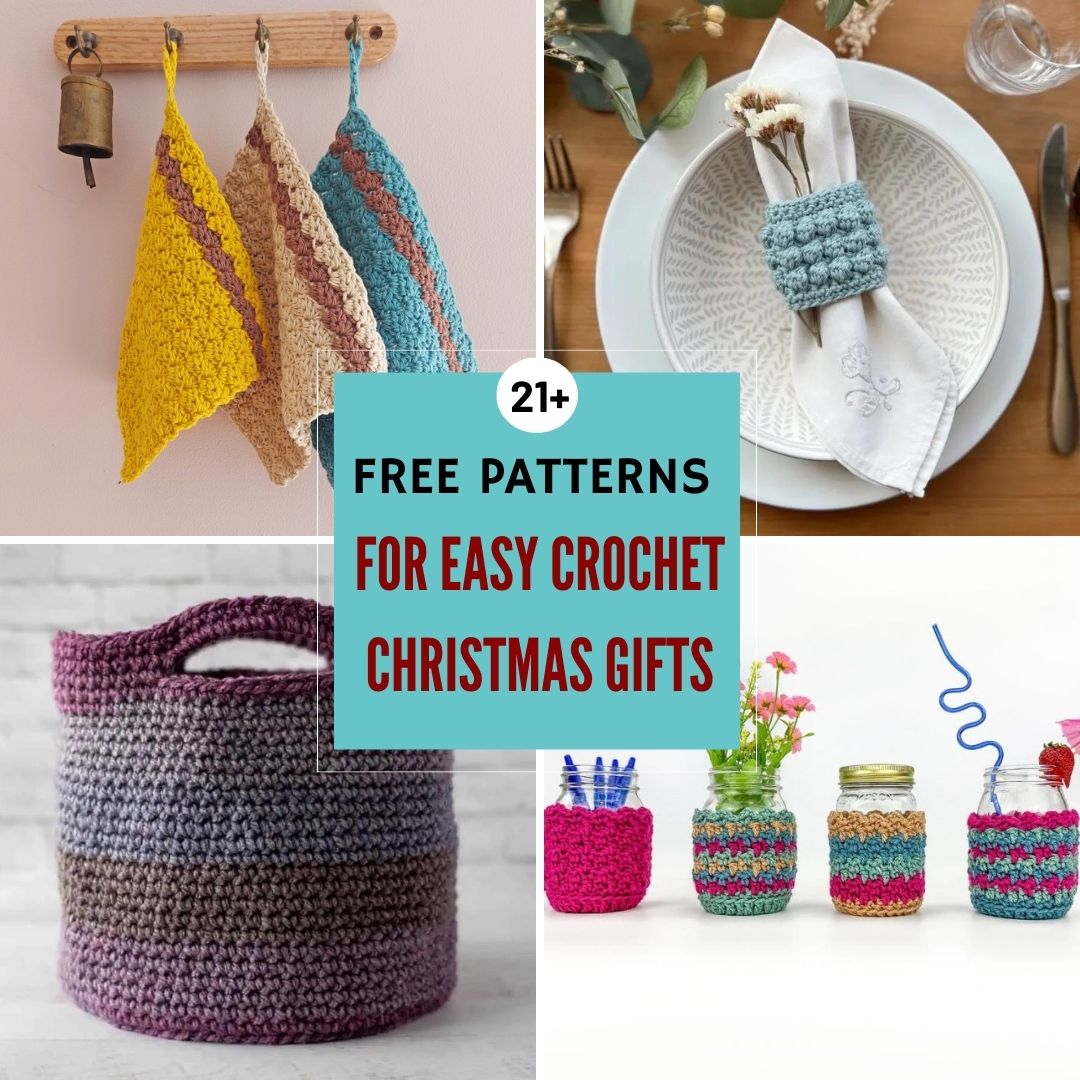 21 Free Quick and Easy Crochet Christmas Gift Ideas