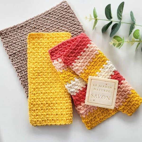 Free Easy Crochet Washcloth Pattern for Beginners Annie Design Crochet