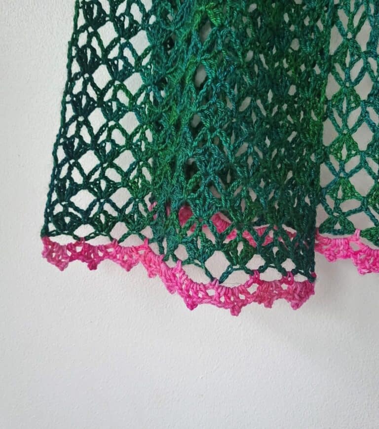Easy Crochet Lace Scarf Pattern - One Skein Wonder! - Annie Design Crochet