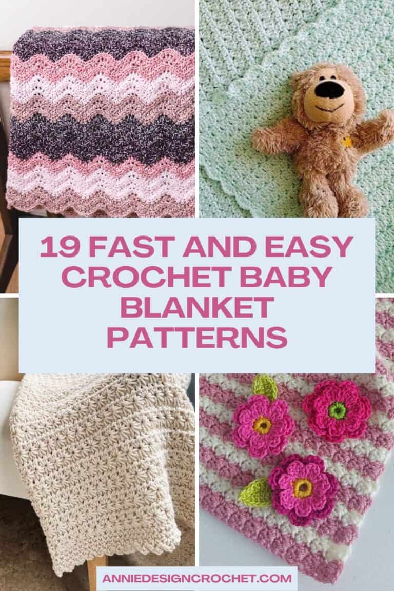 19 Free Fast and Easy Crochet Baby Blanket Patterns - Annie Design Crochet