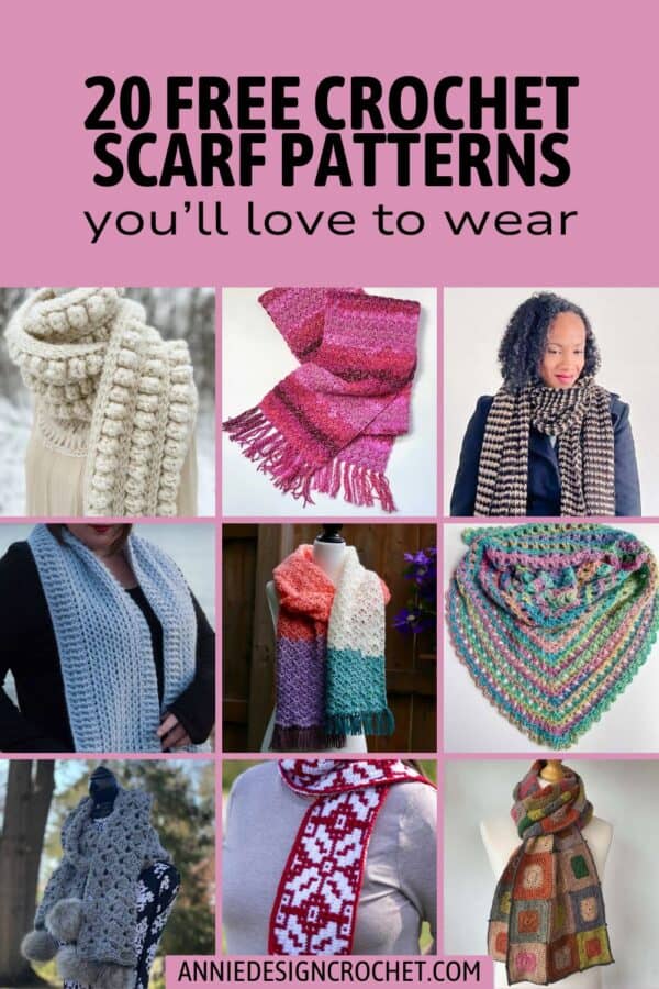 Downloadable Crochet Patterns 20 Free Crochet Scarf Patterns You'll Love to Wear - Annie Design Crochet