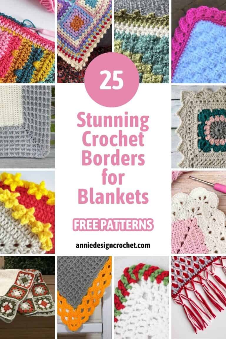 25 Free Crochet Blanket Edgings for a Perfect Finish - Annie Design Crochet