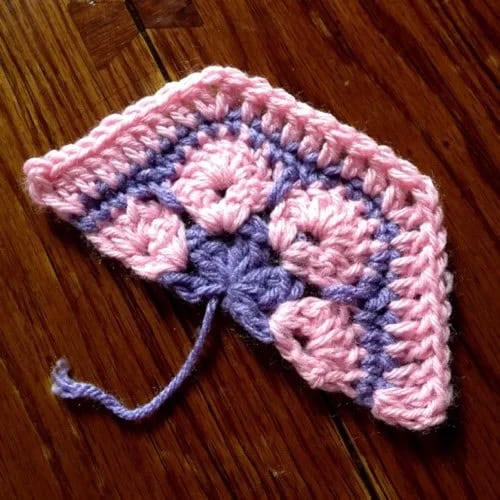 African Flower Half Hexagon by Cypress Textiles