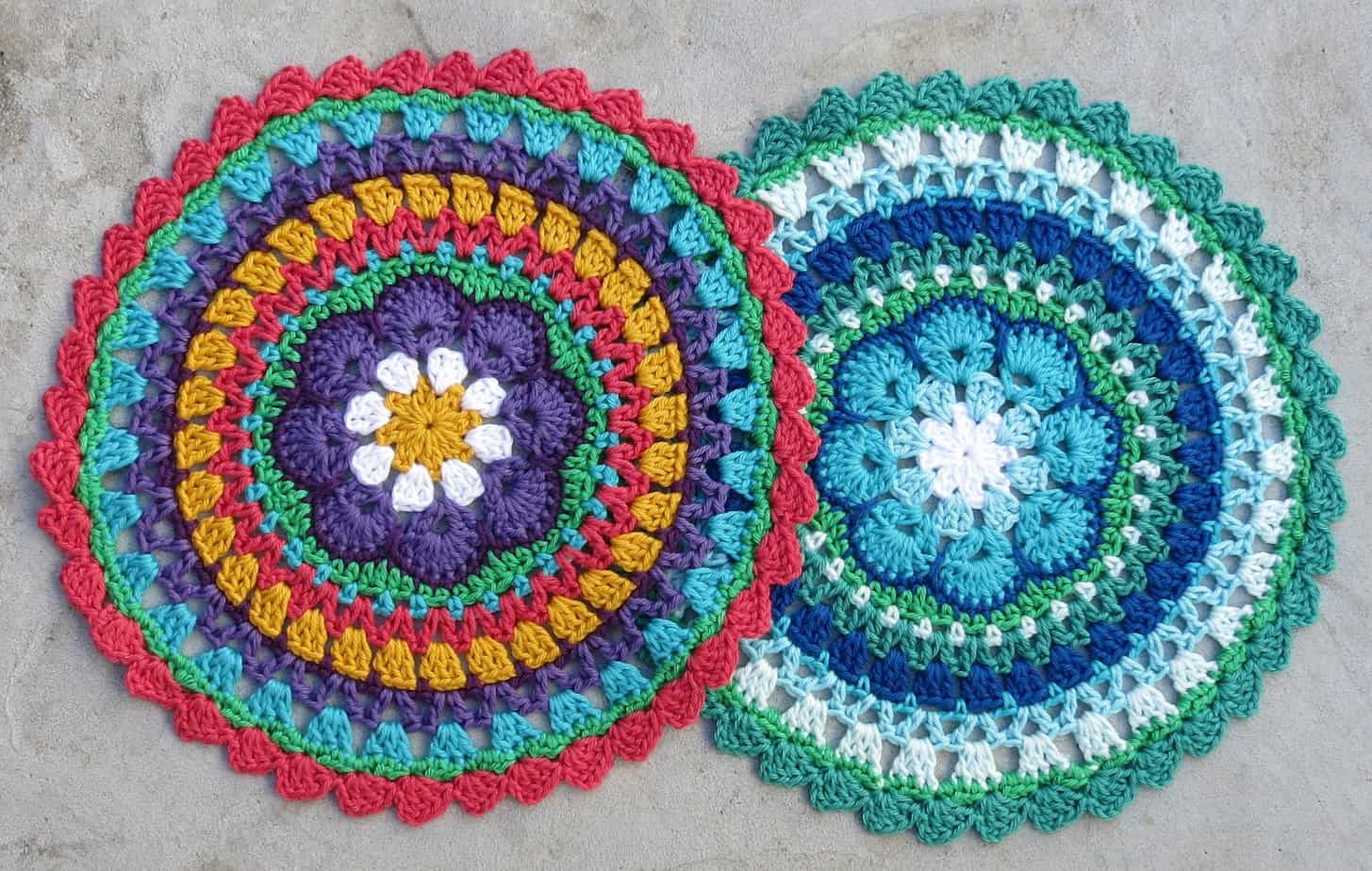 African Flower Mandala by D60 Crochet