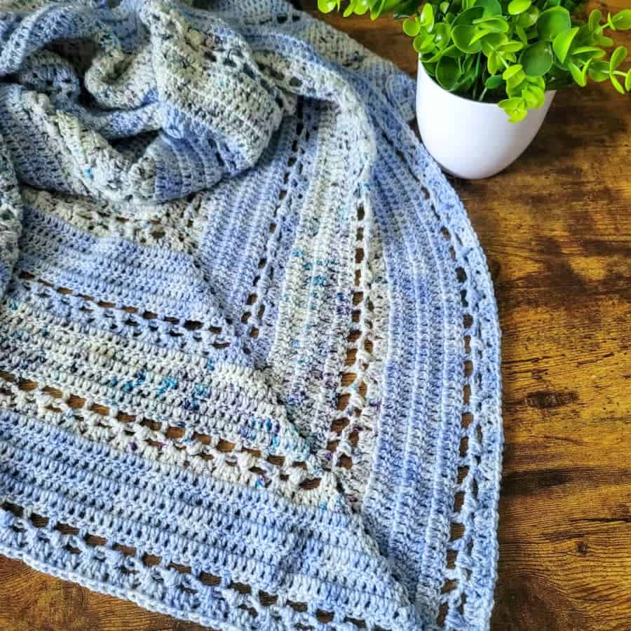 Cherry Blossom Shawl by Two Brothers Blankets