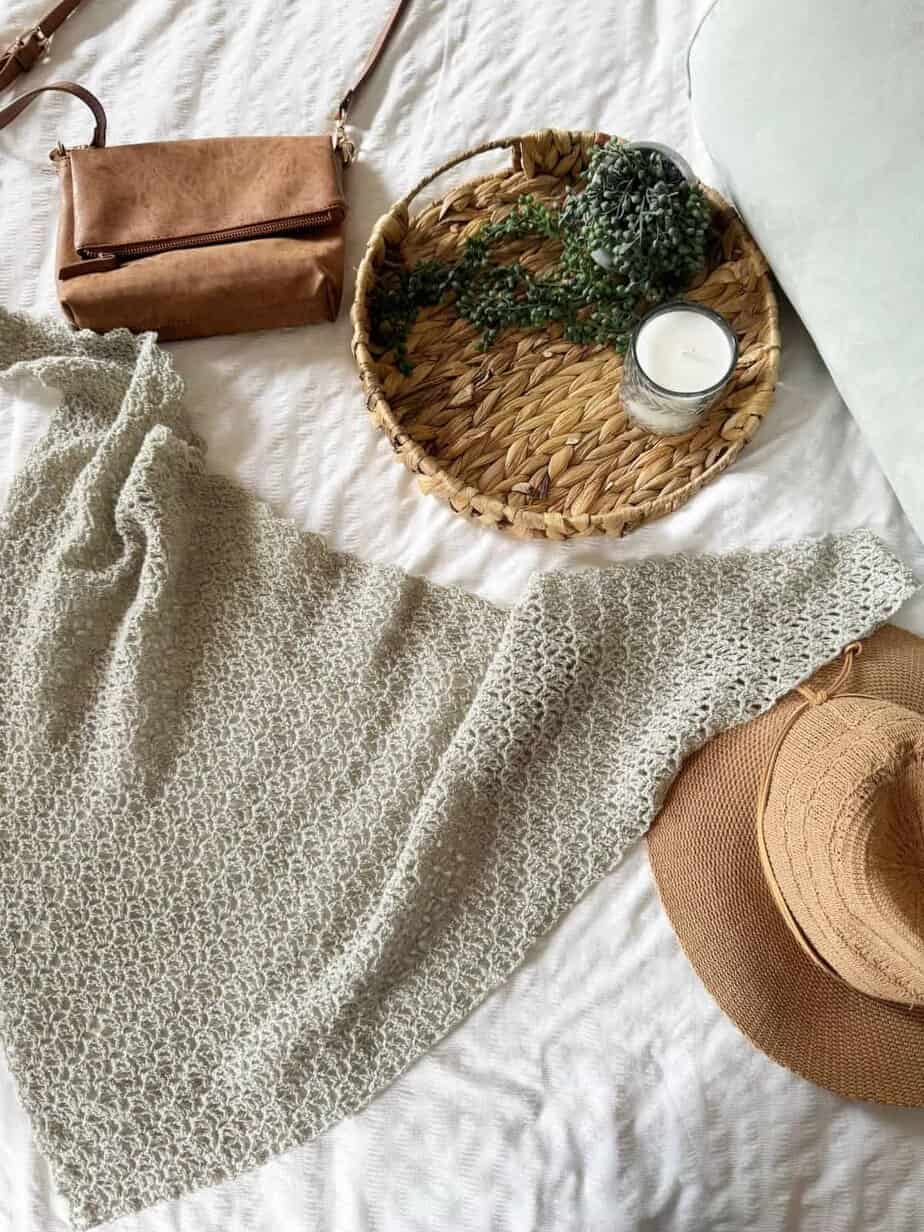 Serenity Lace Crochet Shawl by HanJan Crochet