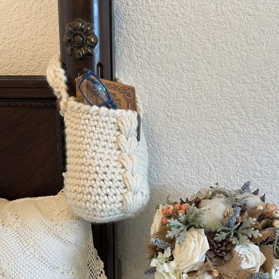 Barley Hanging Basket by Made with a Twist