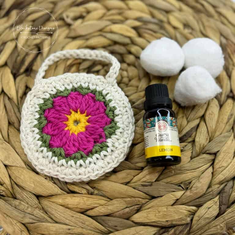 Flower Air Freshener Pouch by Blackstone Designs