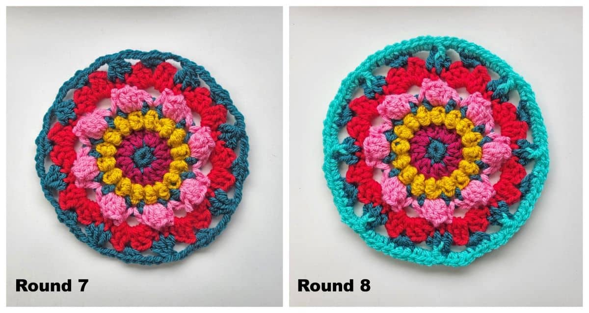 Granny Jewel Square rounds 5 and 6