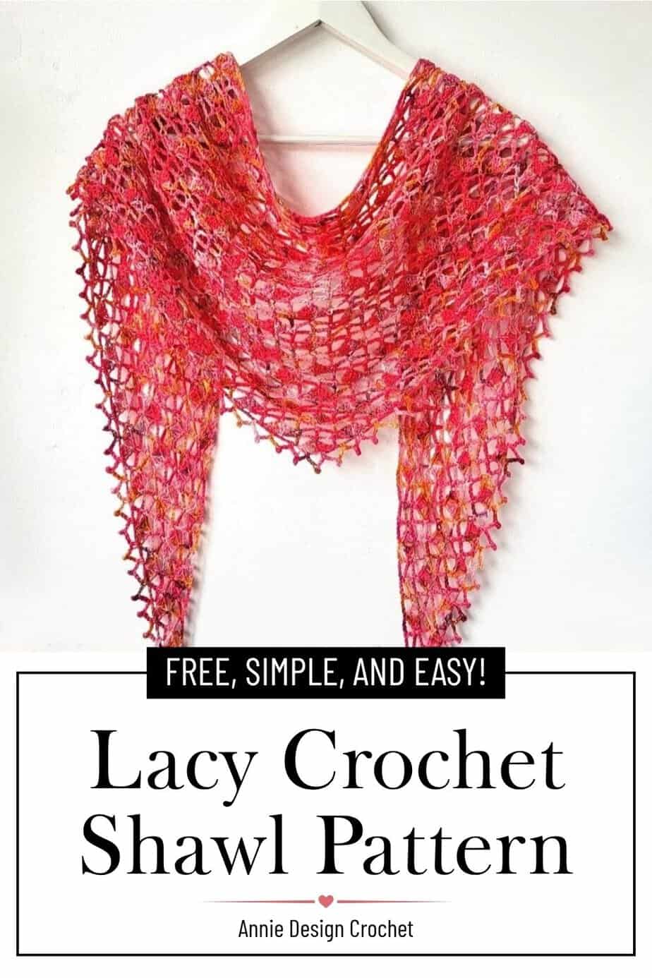 Rosehip Shawl - Pin this free easy crochet pattern to Pinterest to make it later!