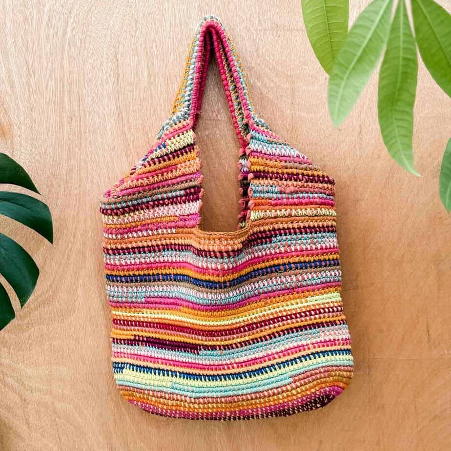 Zero Waste Crochet Bag by Make and Do Crew