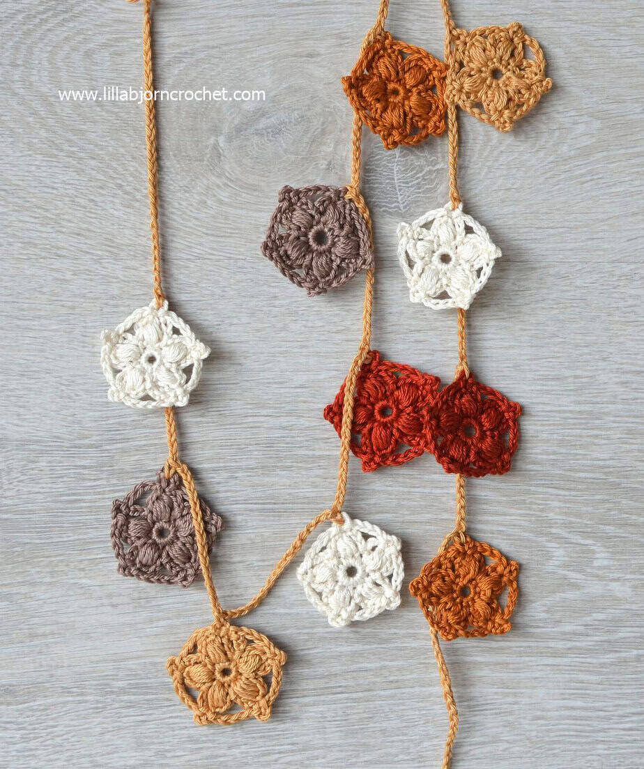 Star Garland or Ornament from Lila Bjorn Crochet