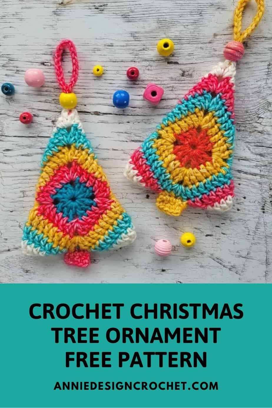 Pin the Granny Square Christmas tree pattern on Pinterest