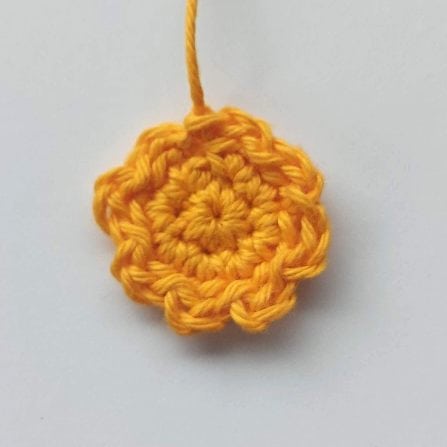 Flower Christmas tree - rounds 1-3