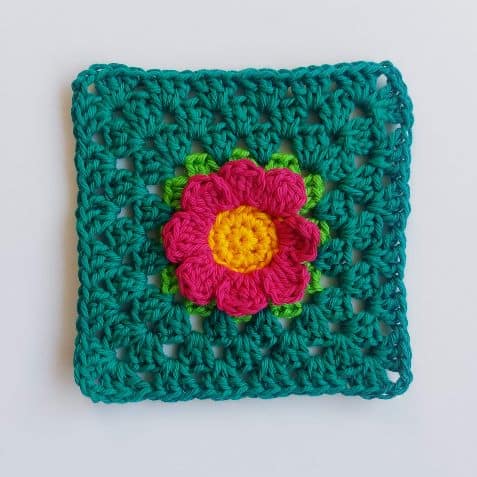 Flower Christmas tree - rounds 8-9